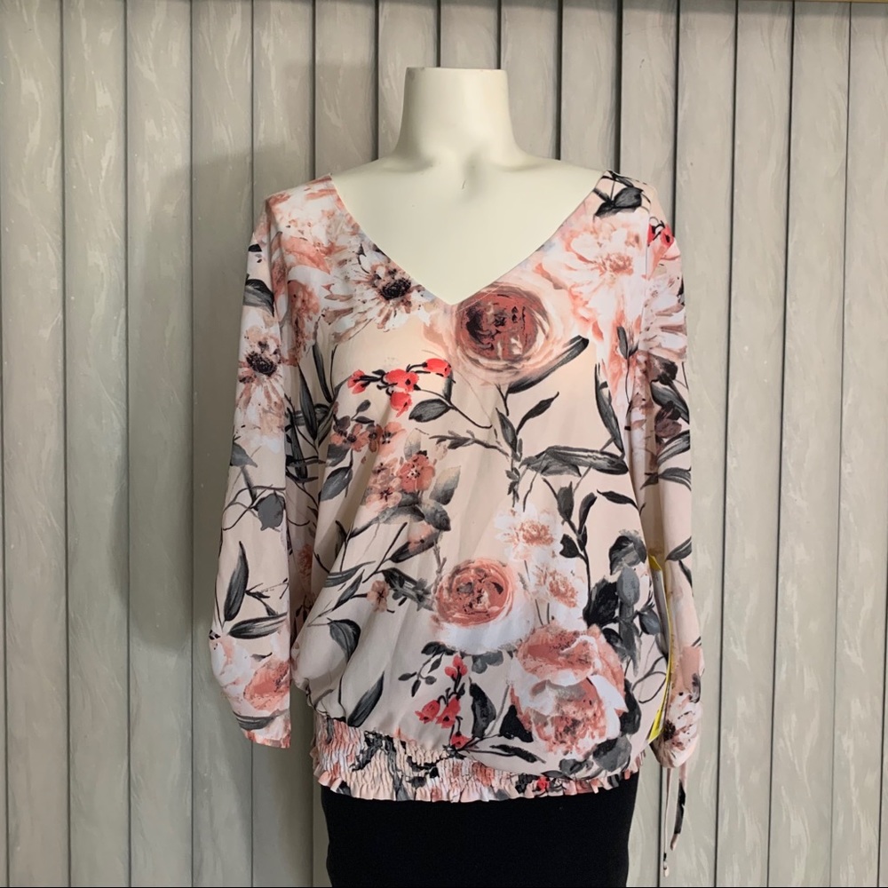Floral New York and Company blouse